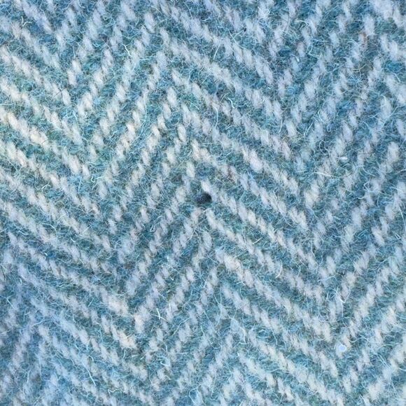 Daniel Hechter Vintage Herringbone Tweed Wool Jacket Blue Women's Small (S) - Picture 7 of 7